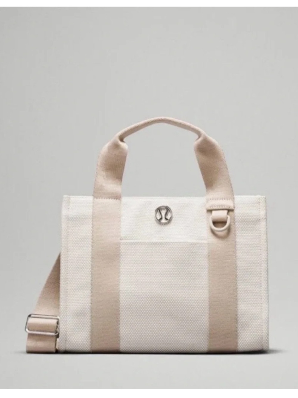 Lululemon Two-Tone Canvas Mini Tote Bag